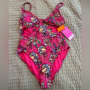 NWT Tabitha Brown one piece swimsuit- medium (8-10)